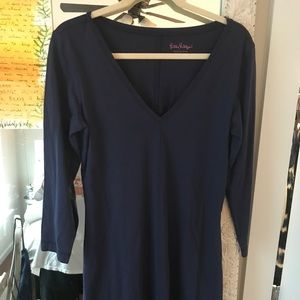 Lilly Pulitzer navy dress